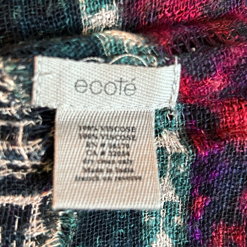 Uo Ecote Multicolor Bohemian Open Weave Infinity … - image 4